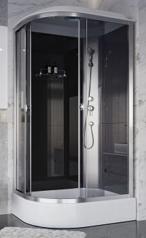 Душевая кабина ECO - 28 black( R) 1200*800